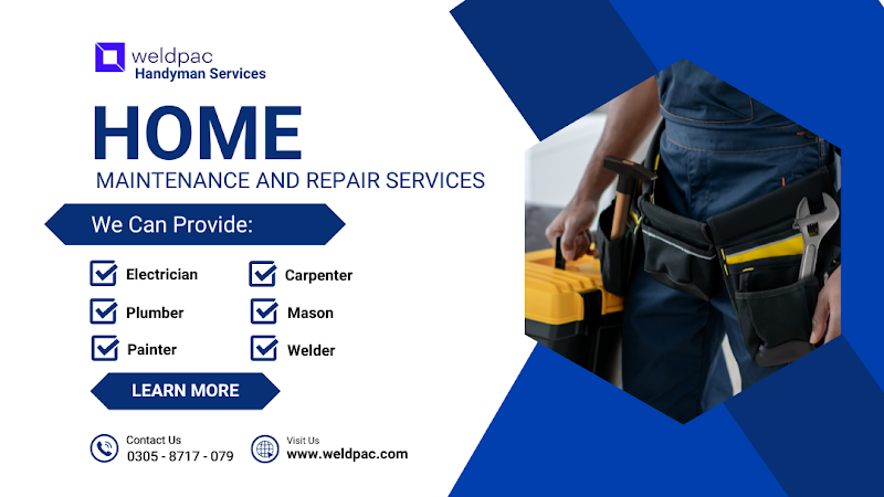 Weldpac - Home Maintenance (Carpenter, Electrician, Plumber, Painter, Mason, Welder) in Rawalpindi, Punjab