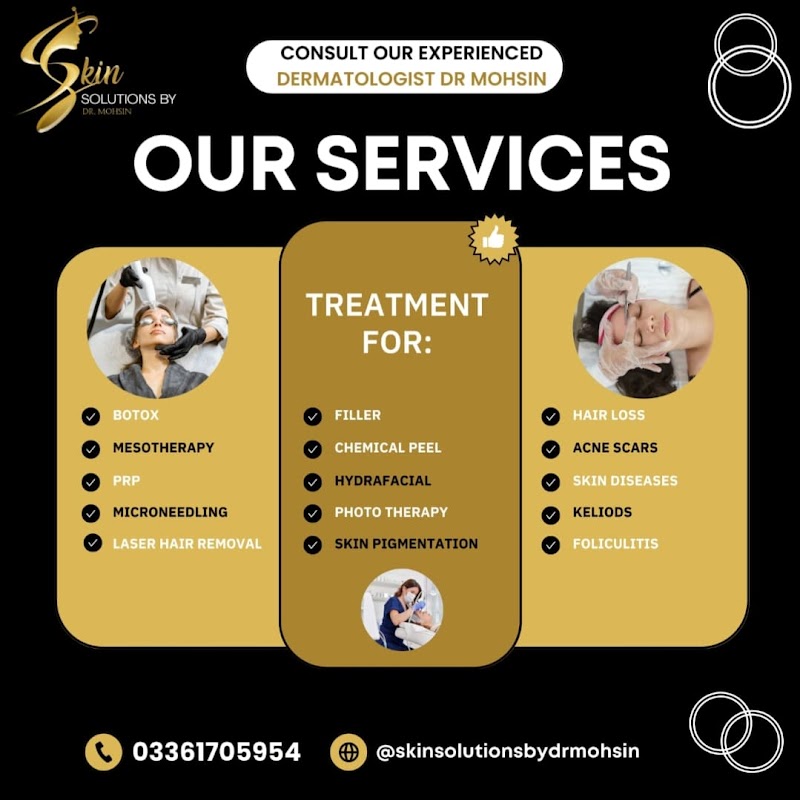 Skin Solutions by Dr Mohsin Mehmood and ENT Clinic by Dr Nimra Rashid(A Center of Aesthetic Excellence)