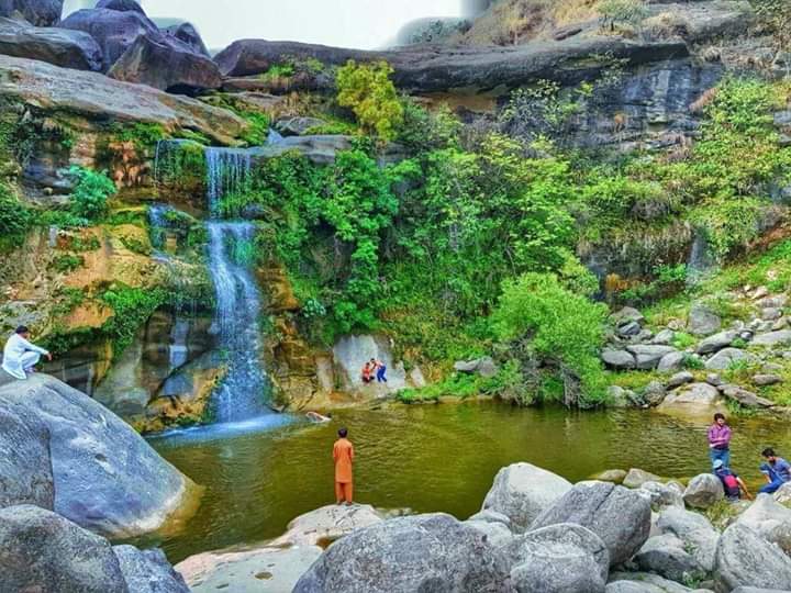 Noorabad Waterfall in Narar, Punjab