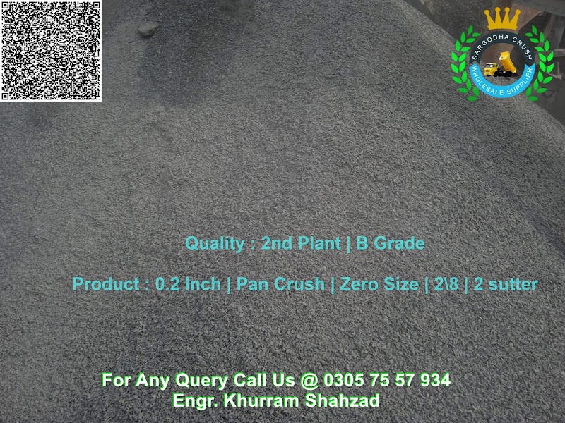 Sargodha Crush Wholesale Supplier And Building Material in Lahore, Punjab