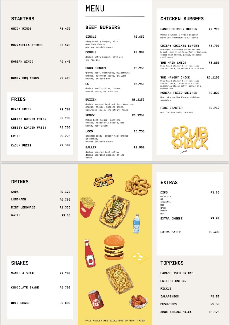 Grub shack in Lahore, Punjab
