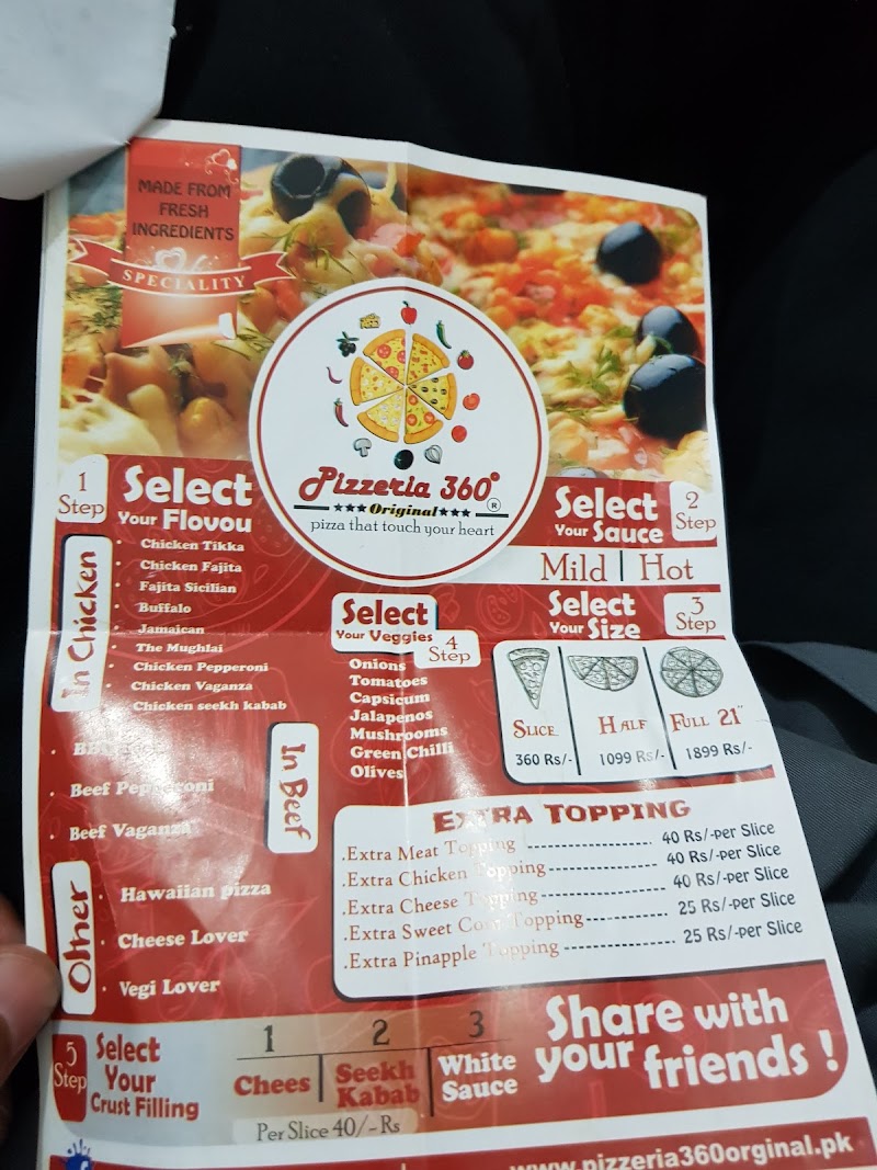 Pizzeria 360 Original in Rawalpindi, Punjab