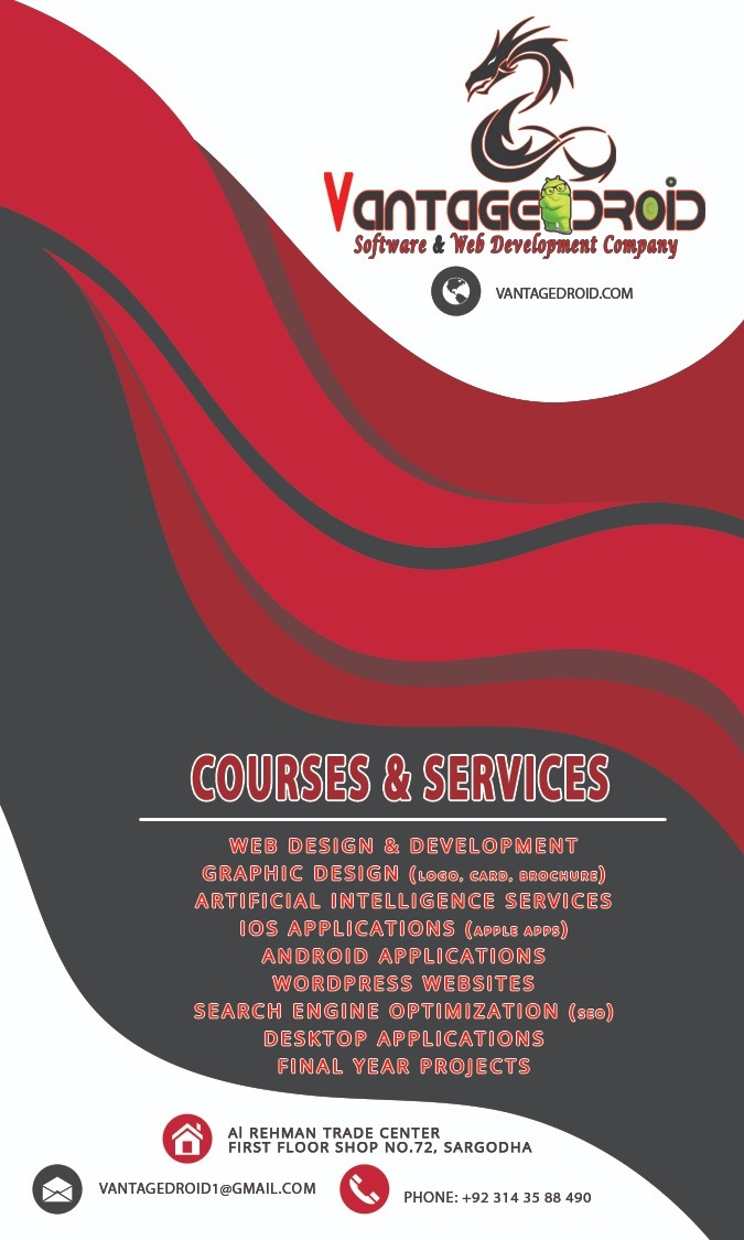 Vantage Droid Pvt. Ltd. in Sargodha, Punjab