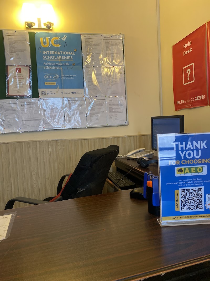 AEO PAKISTAN MULTAN- Education Consultant - IELTS and OET Test Centre in Multan, Punjab