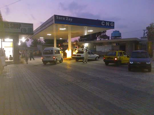 Sarazay CNG Station in Abbottabad, Khyber Pakhtunkhwa