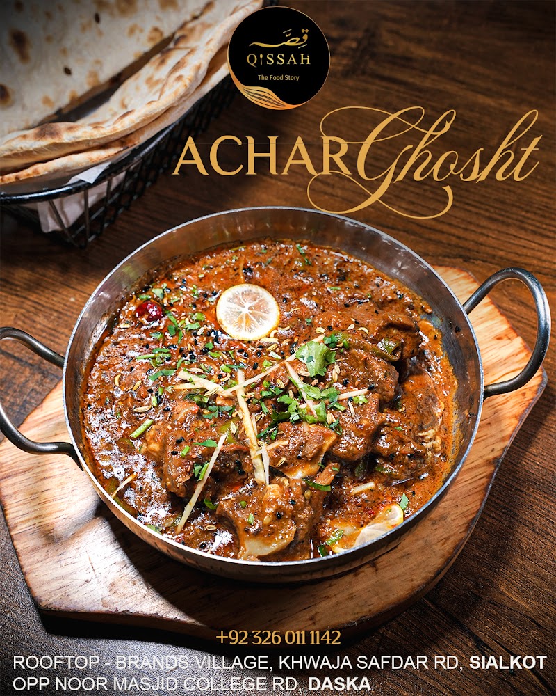 Qissah Restaurant,Brand Village,قصہ ریسٹورینٹ،برینڈز ویلیج in Sialkoat, Punjab