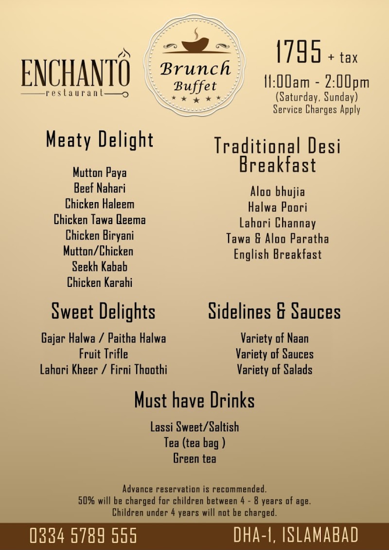 Enchanto Restaurant in Islamabad, Punjab