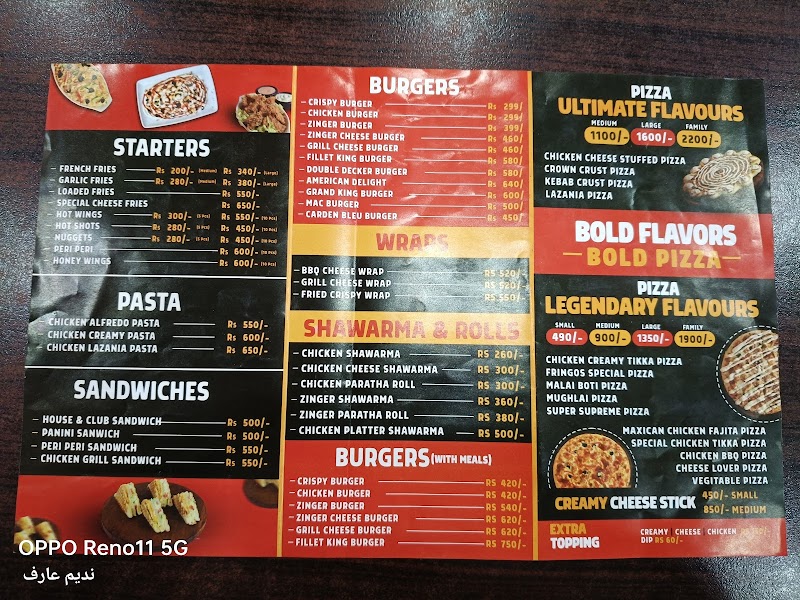 Fringos Pizza Food Bar. Gujranwala in Gujranwala, Punjab