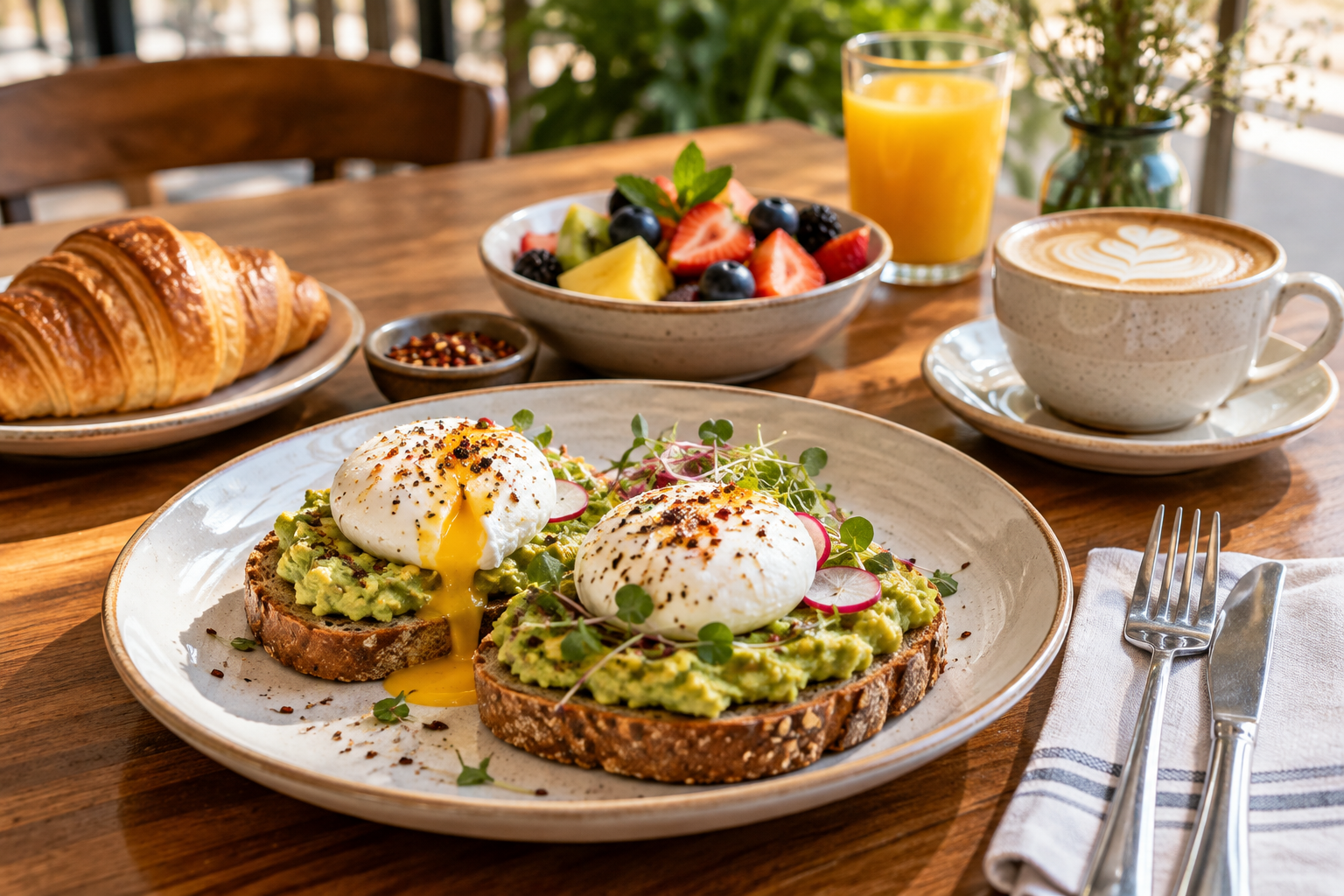 Sample business breakfast