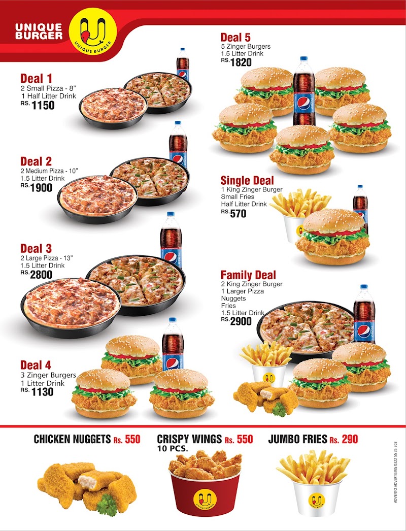 UNIQUE BURGER KAMOKE in Kāmoke, Punjab