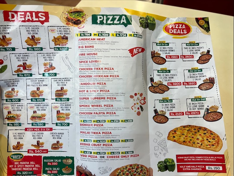 Frangoz Fried Chicken And Pizza,Ghanta Ghar,Cantt in Sialkot, Punjab