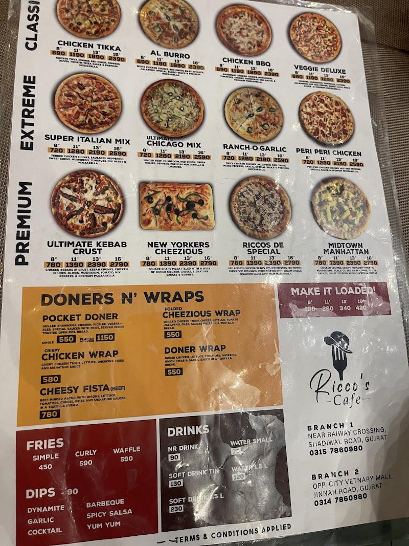 Ricco's Cafe (Gujrat) in Gujrat, Punjab