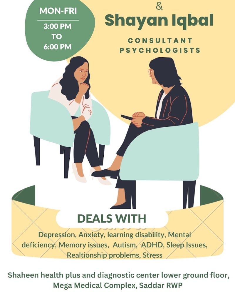 Shafaq Iqbal Psychologist in Rawalpindi, Punjab