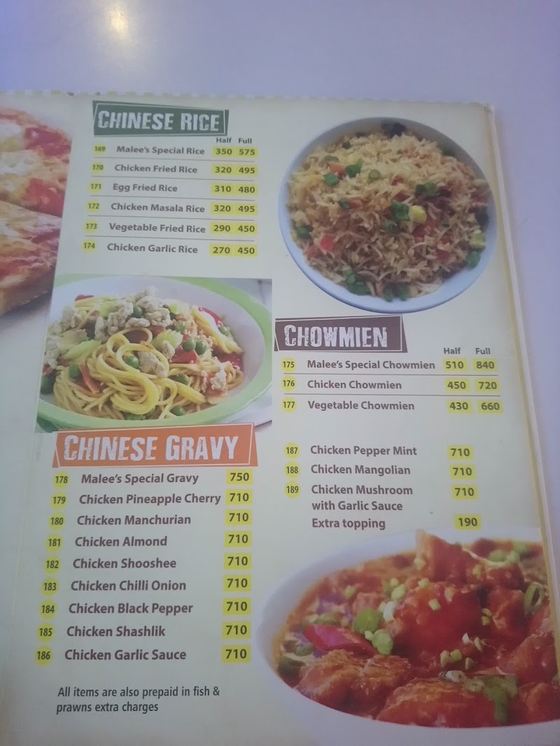 Malee's Café, Baker's and Family Restaurant in Gujranwala, Punjab