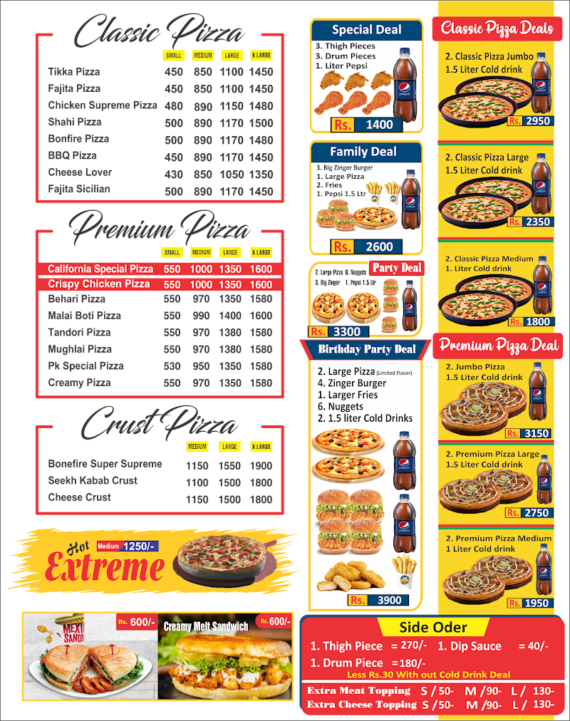 PK Pizza King in Muzaffargarh, Punjab