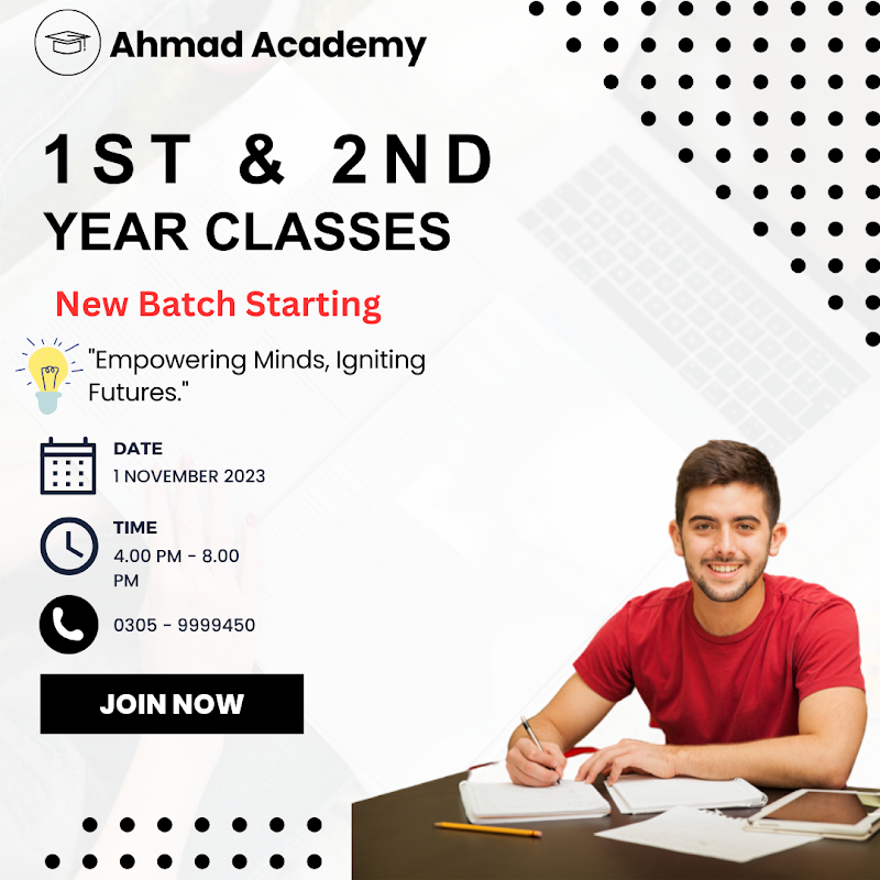 Ahmad Academy in Lahore, Punjab
