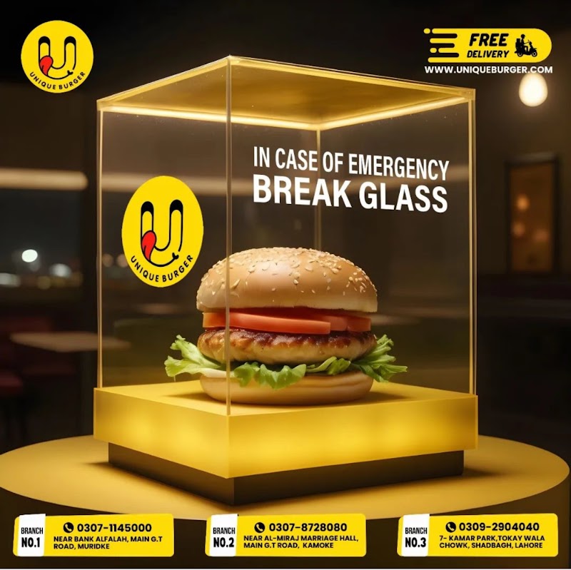 UNIQUE BURGER KAMOKE in Kāmoke, Punjab