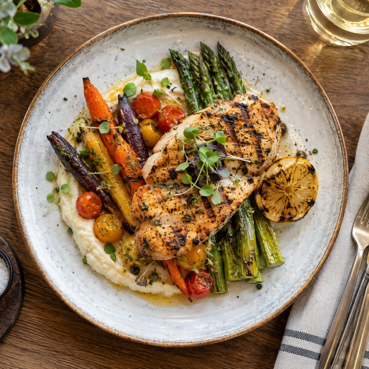 Sample business entrée