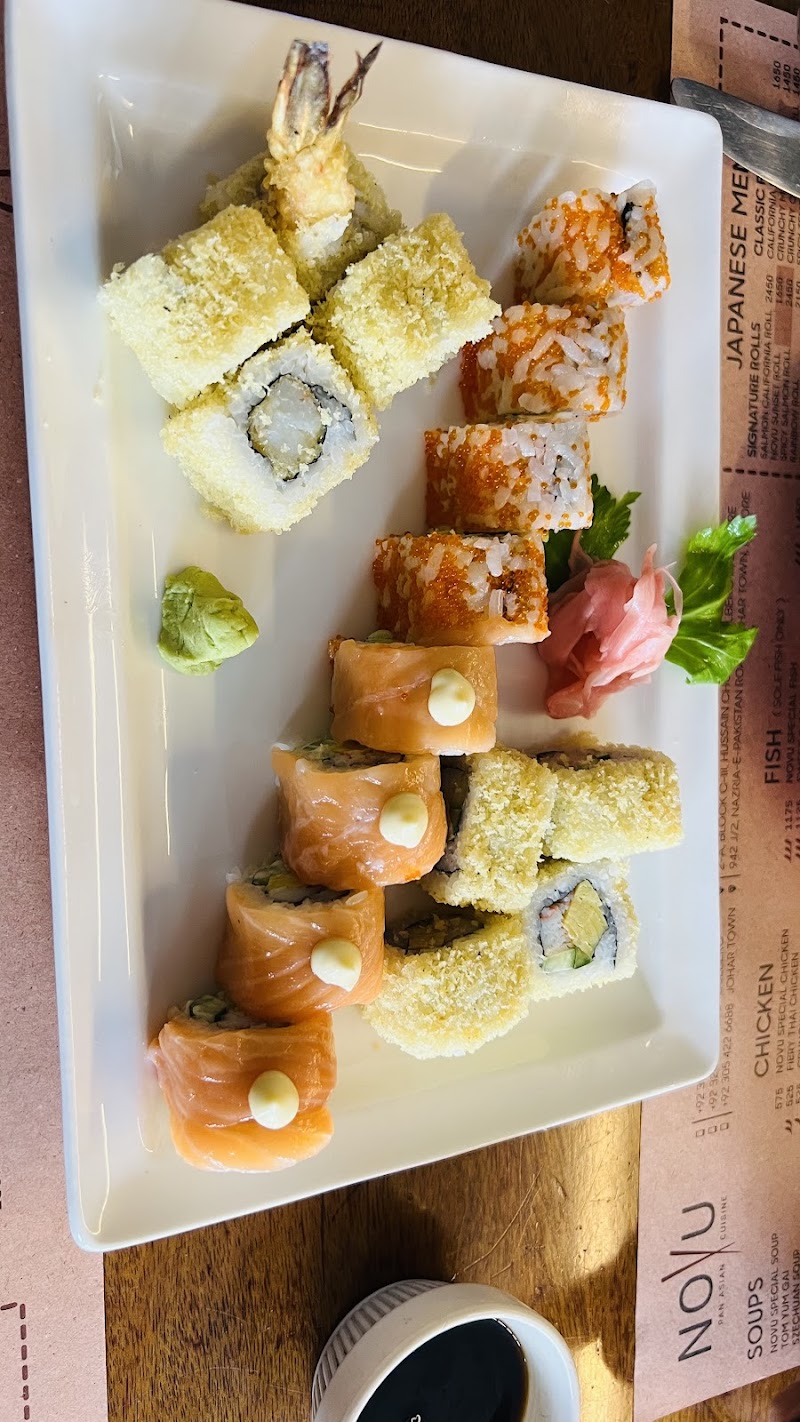 Novu pan Asian cuisine in Lahore, Punjab