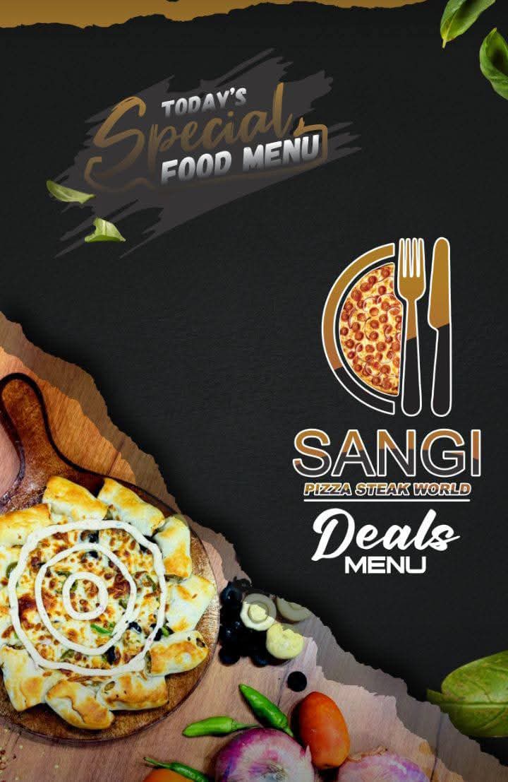 SANGI Pizza and steak world in Okara, Punjab