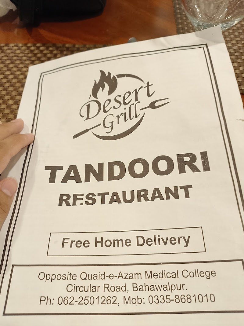 Tandoori Restaurant Desert Grill in Bahawalpur, Punjab