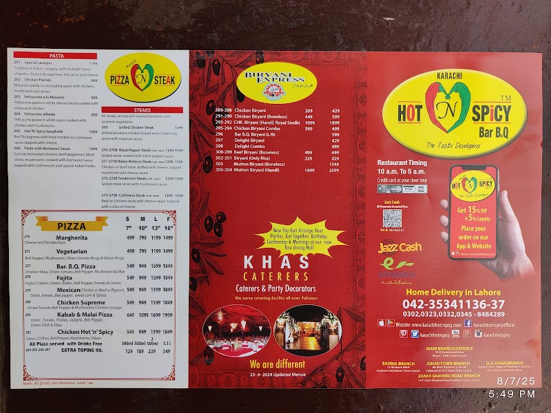 Karachi Hot N Spicy in Lahore, Punjab
