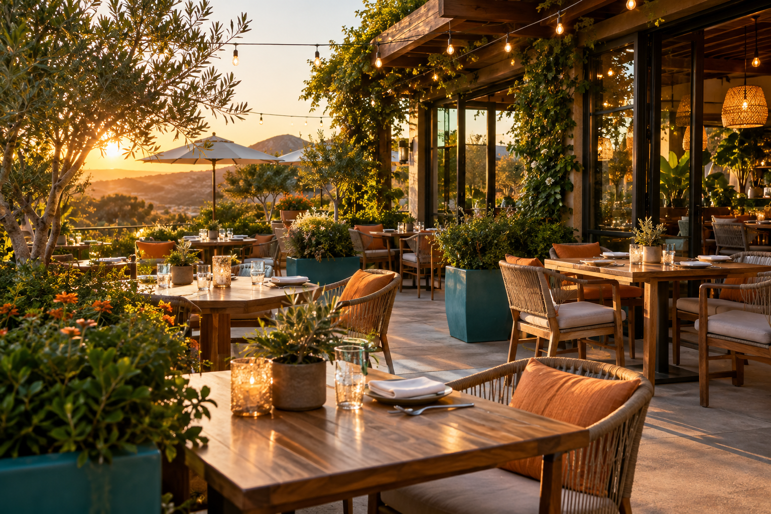 Sample business outdoor setting