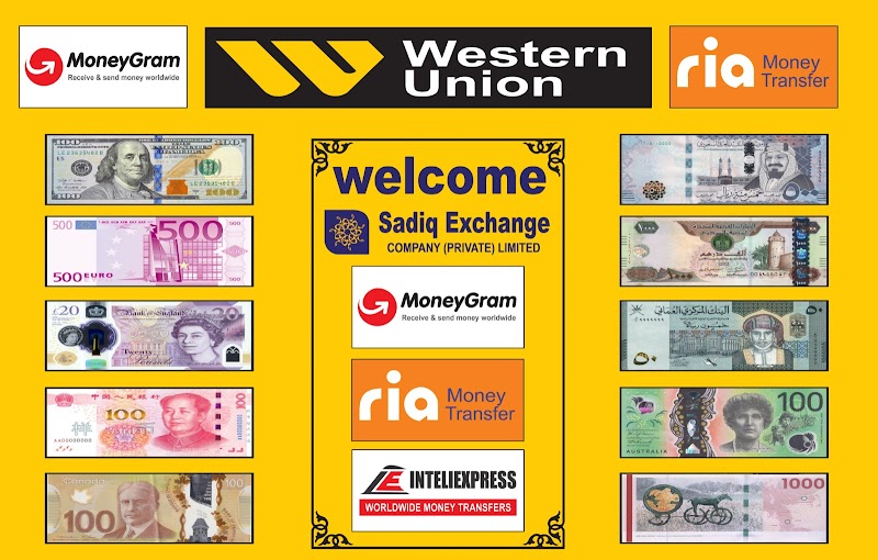 Sadiq Exchange 6th Road Branch Rawalpindi (Western Union, Money Gram, Ria , Intel Express)) in Rawalpindi, Punjab