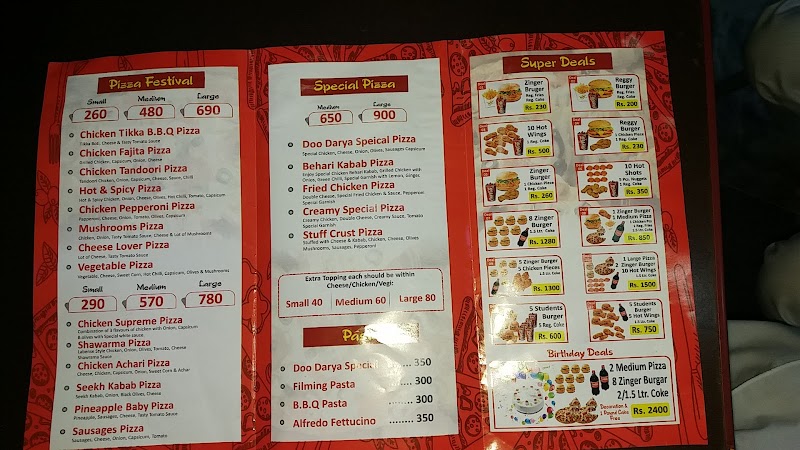 Doo Darya Snack's Bar in Muzaffargarh, Punjab