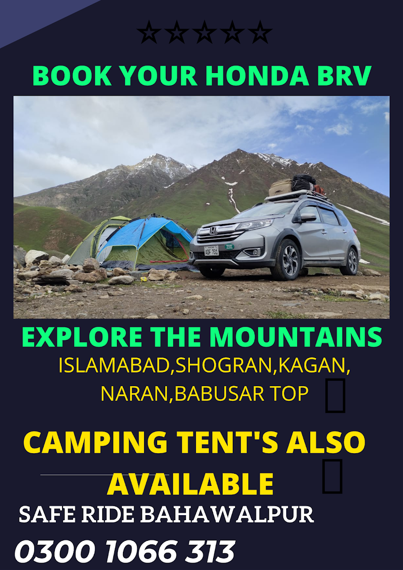SAFE RIDE CAR RENTAL & TOUR'S BAHAWALPUR in Bahawalpur, Punjab