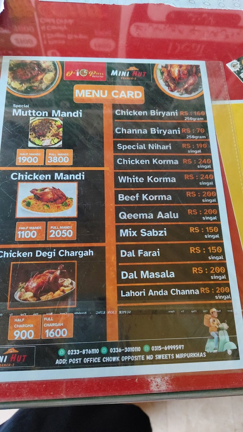 One Ten Pizza 1st Branch in Mīrpur Khās, Sindh