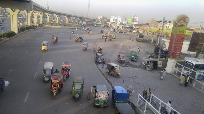 Vehari Chowk Metrobus Station in Multan, Punjab