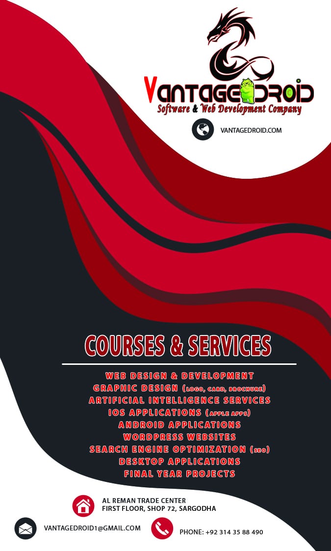 Vantage Droid Pvt. Ltd. in Sargodha, Punjab
