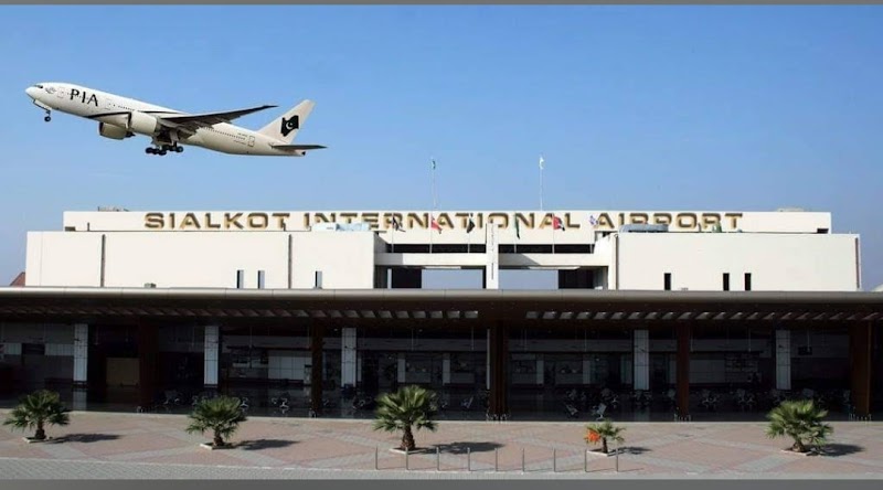 Sialkot International Airport in Sambrial, Punjab