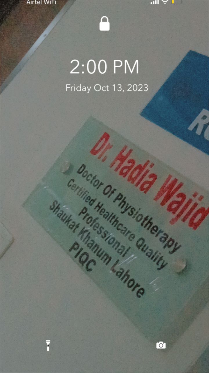 Dr Hadia Wajid-Rehab & Pain Management (Peadriatric Rehab/Occupational Therapist/Pain Management in Okara), Hyperbaric Medicine Physician in Okara
