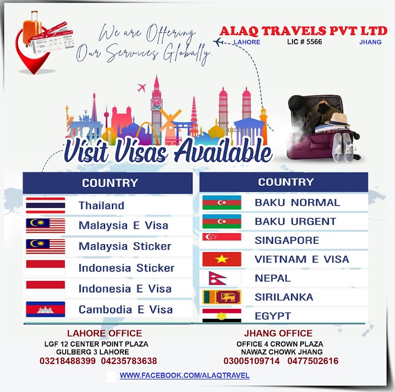 Alaq Travels and Tours Pvt Ltd in Jhang, Punjab