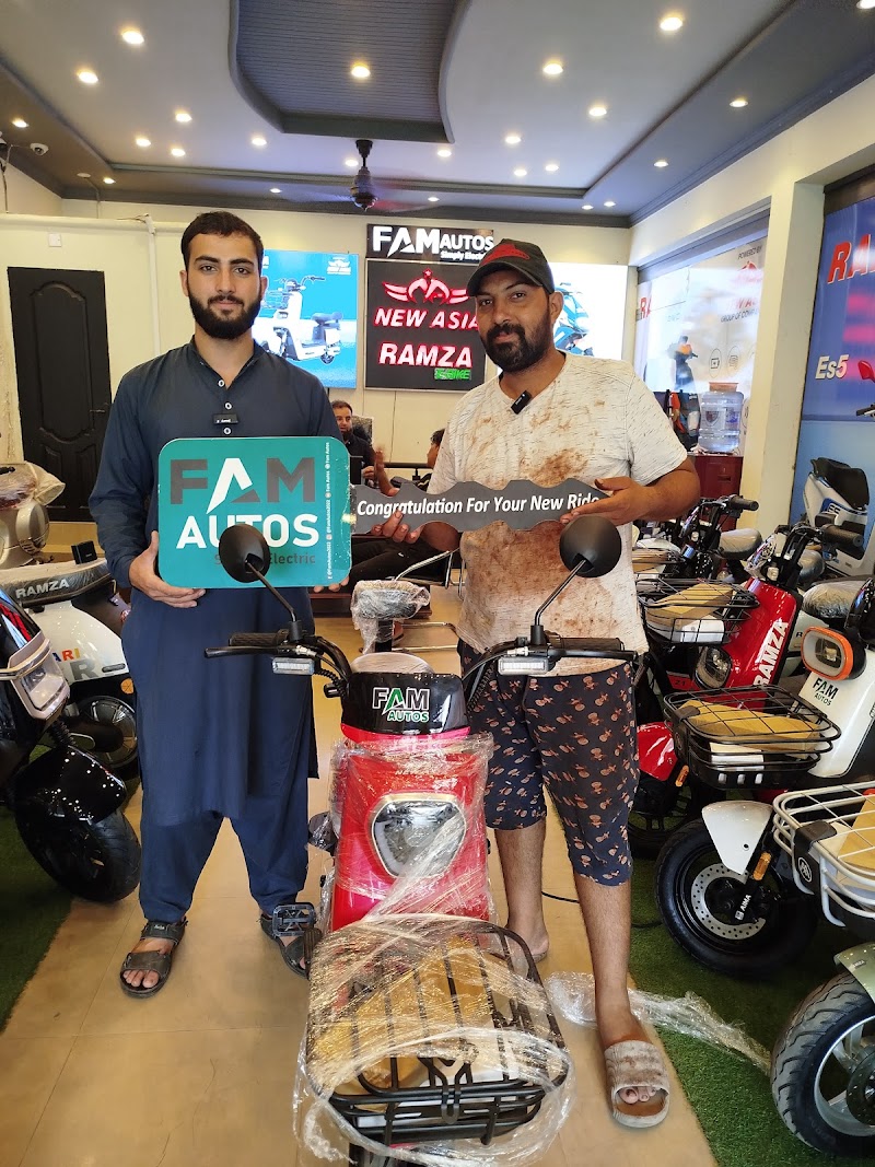 FAM Autos (Electric-Bike & Electric-Scooty Dealer Lahore) Evee Exclusive Show Room in Lahore, Punjab