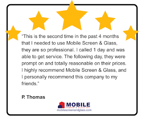 Mobile Screen & Glass, Inc. Glass Repair Service in Albuquerque, NM