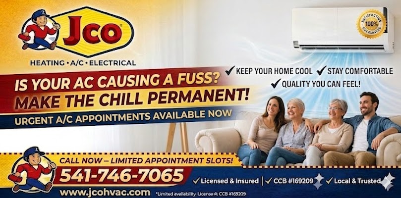 Jco Heating A/C Electrical HVAC Repair in Springfield, OR