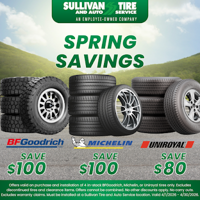 Sullivan Tire & Auto Service Tire Shop in Warwick, RI