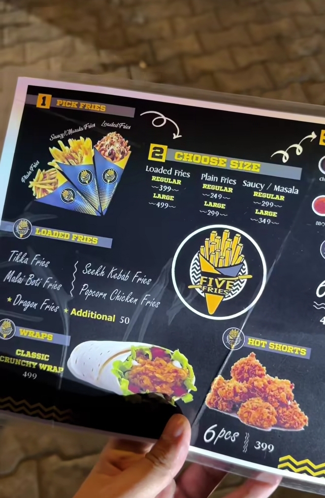 FIVE FRIES in Lahore, Punjab