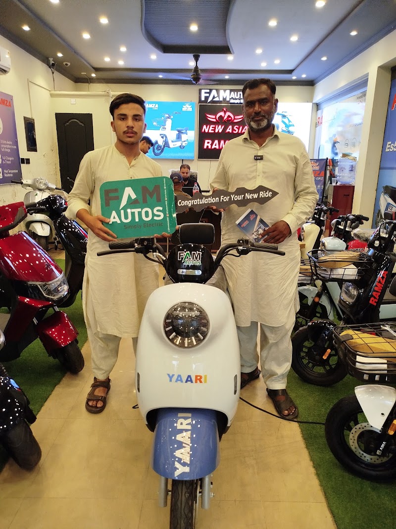 FAM Autos (Electric-Bike & Electric-Scooty Dealer Lahore) Evee Exclusive Show Room in Lahore, Punjab