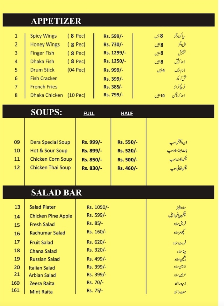 Dera Ali Akbar Restaurant in Khanpur, Punjab