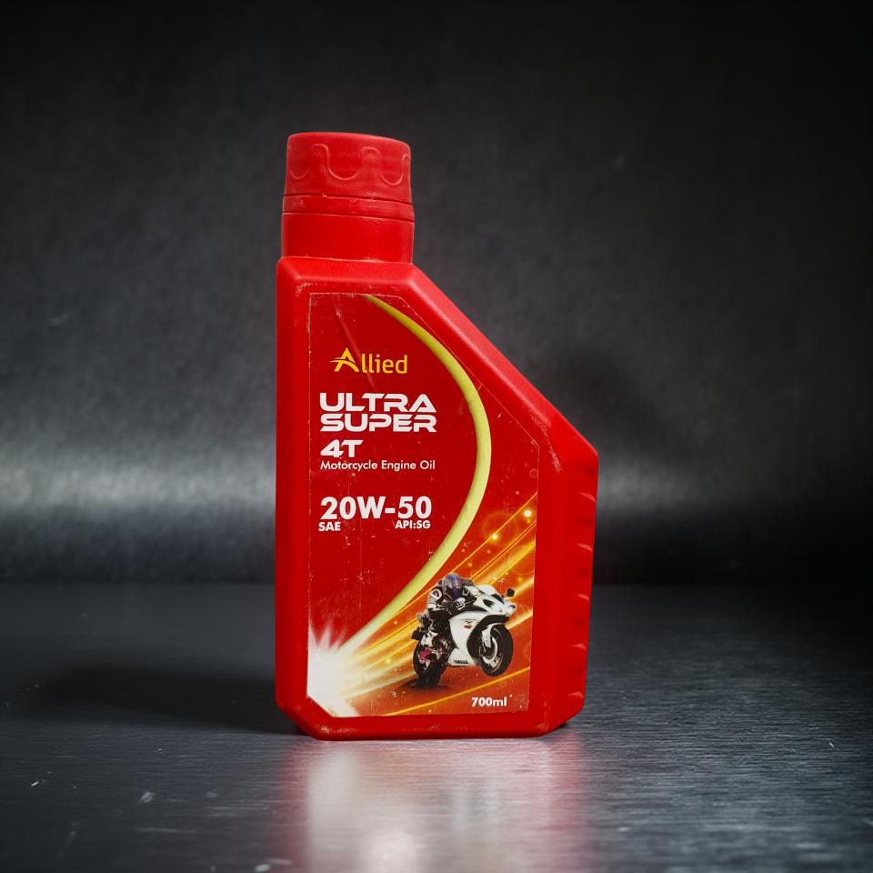 Allied Ultra Super 4T Motorcycle Engine Oil (20W SAE 50 API-SG) 1 Liter
