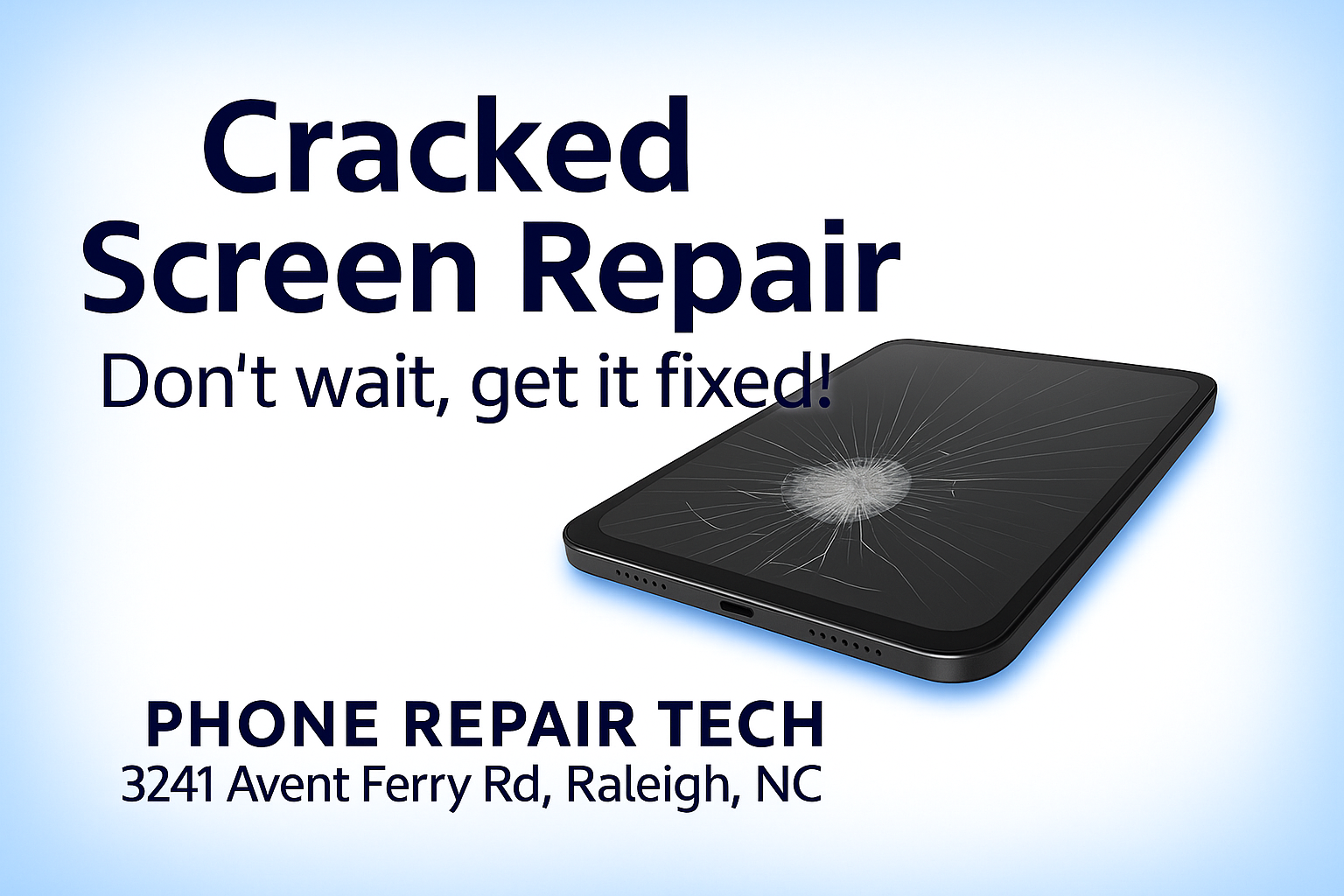 📱 Cracked Screen Repair – Fast & Affordable! Phone Repair Tech