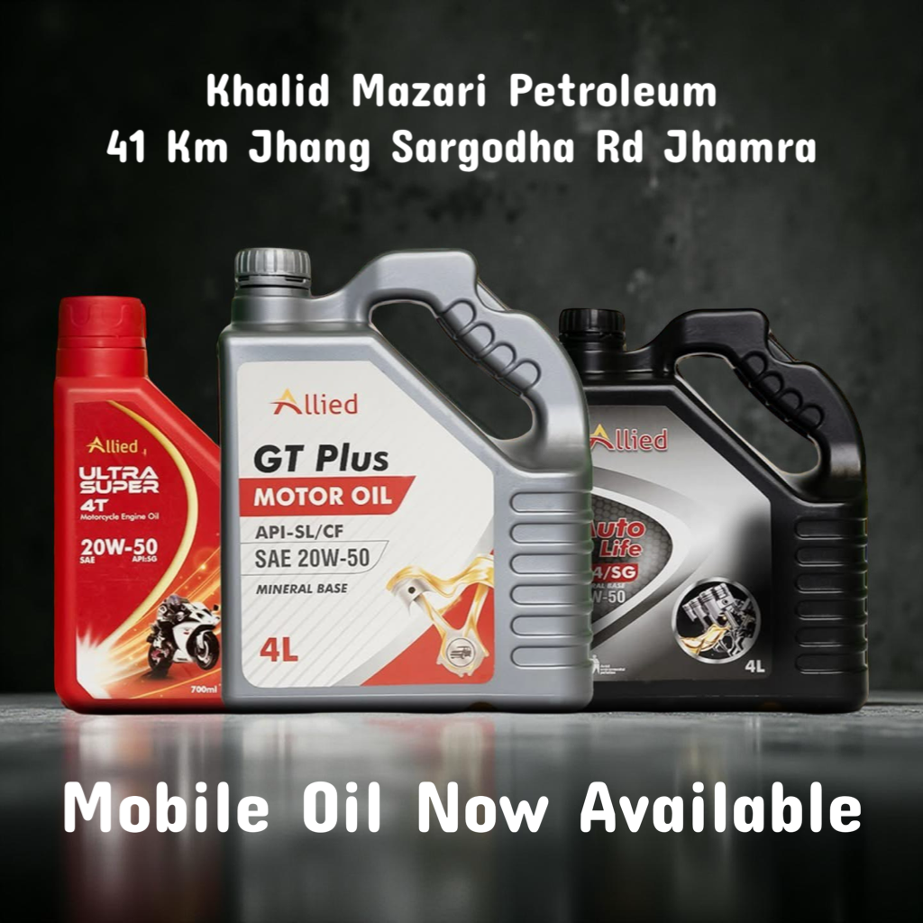 Allied Mobile Oil ab Khalid Mazari Petroleum par dastiyab!