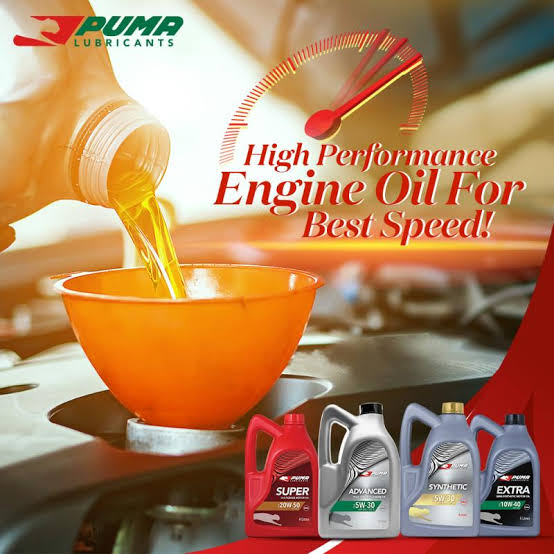 Puma lubricants for motor vehicles. Improve fuel efficiency, engine monetization