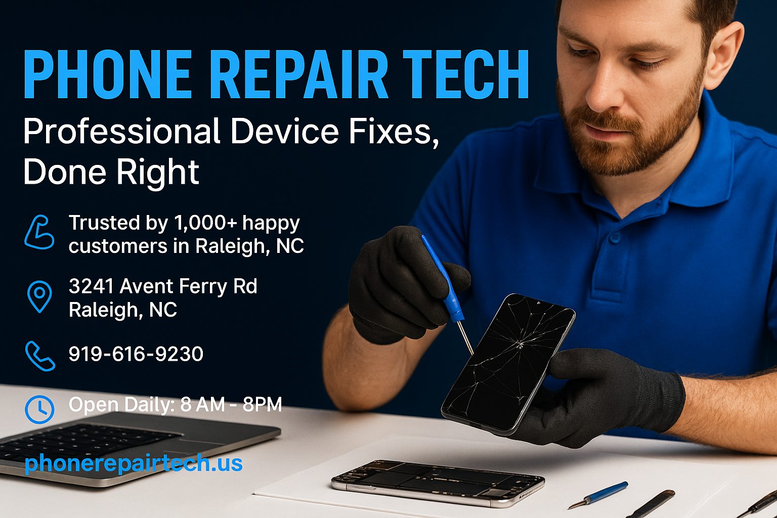 Phone Repair Tech – Professional Device Fixes, Done Right Call Now