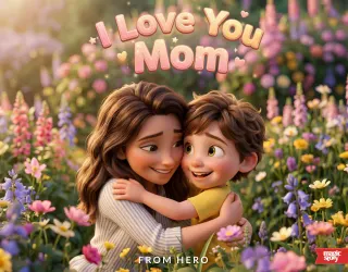 Magic Story personalized book "I Love You Mom" illustration