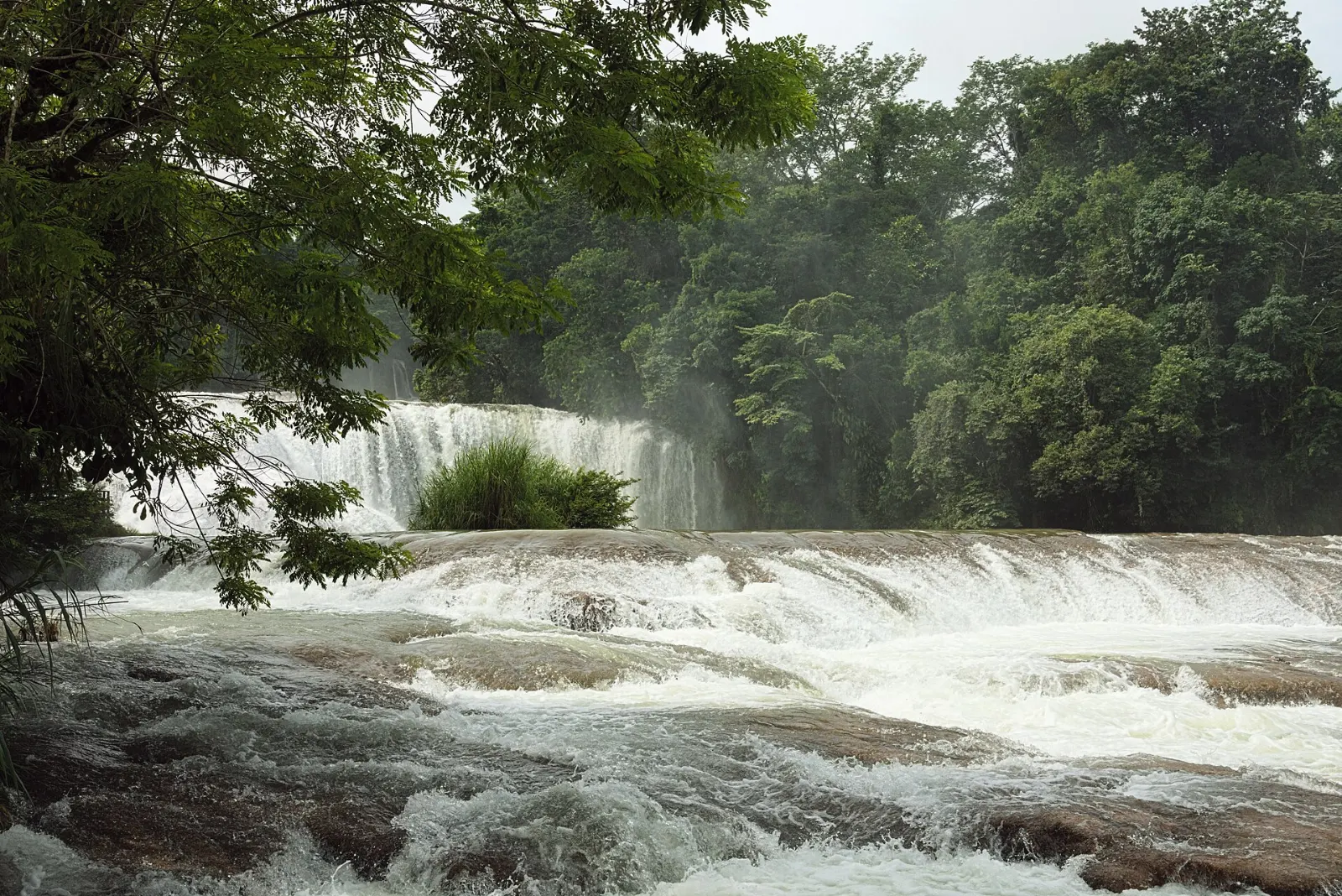Agua Azul Cascades Mexico Turquoise Swims and Misol-Ha